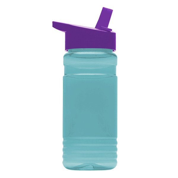 UpCycle rPET Bottle w/ Flip Straw Lid, 20oz.