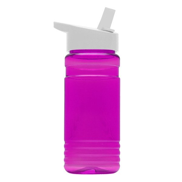 UpCycle rPET Bottle w/ Flip Straw Lid, 20oz.