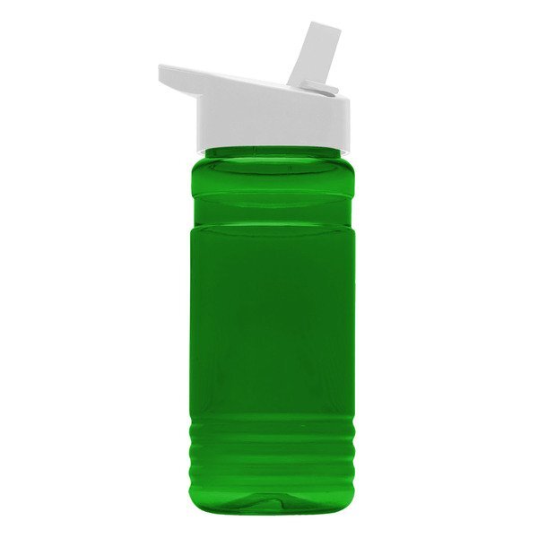 UpCycle rPET Bottle w/ Flip Straw Lid, 20oz.