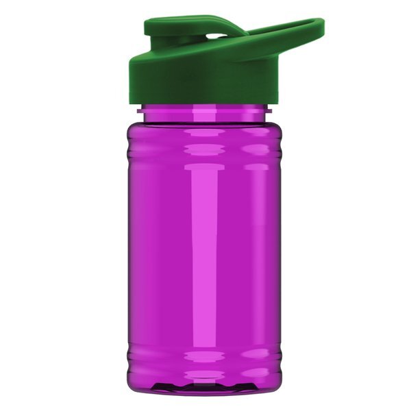 UpCycle Mini rPET Sports Bottle w/ Drink Thru Lid, 16oz.