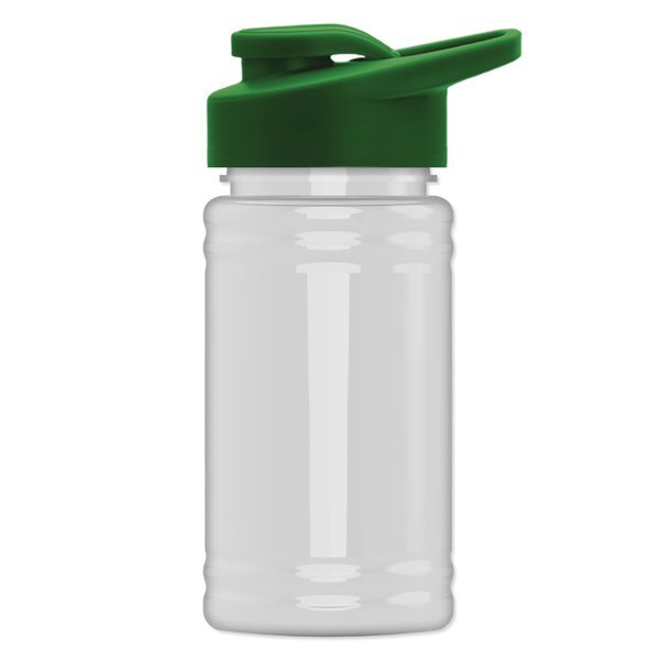 UpCycle Mini rPET Sports Bottle w/ Drink Thru Lid, 16oz.