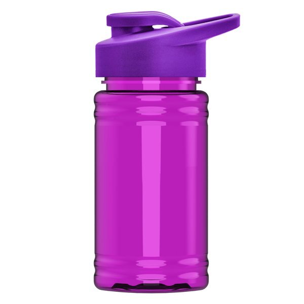 UpCycle Mini rPET Sports Bottle w/ Drink Thru Lid, 16oz.