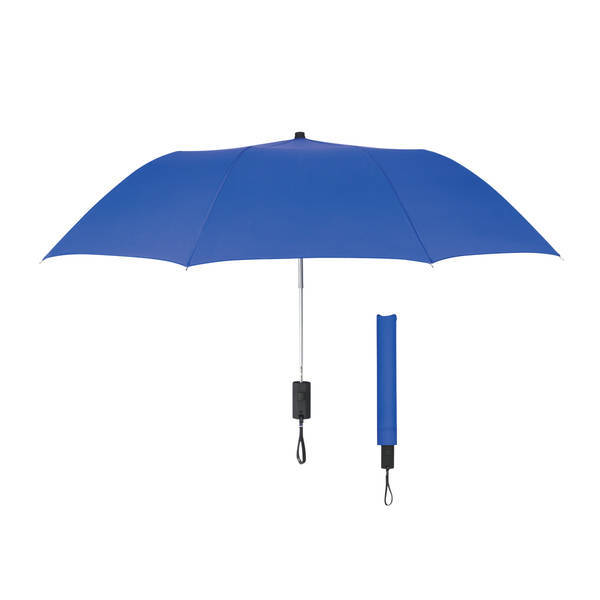 Folding Auto-Open Telescopic Umbrella, 44" Arc