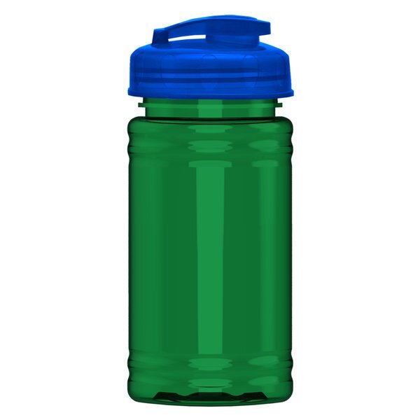 UpCycle Mini rPET Sports Bottle w/ USA Flip Lid, 16oz.