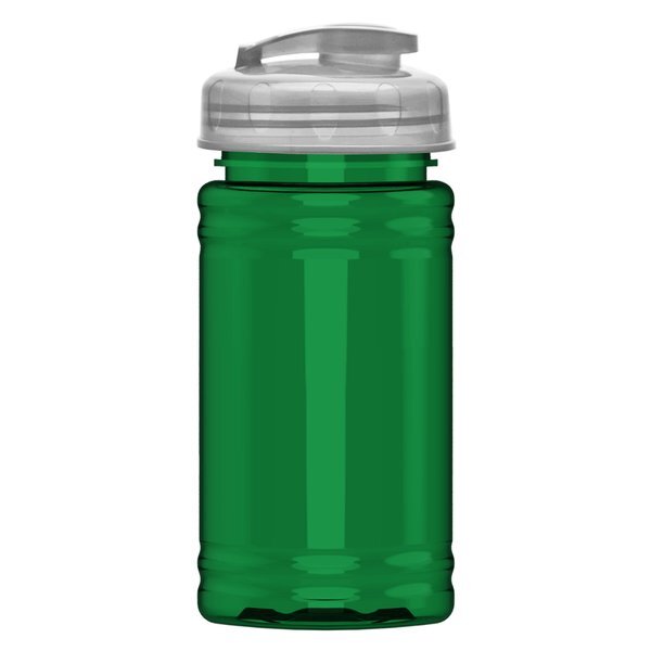 UpCycle Mini rPET Sports Bottle w/ USA Flip Lid, 16oz.
