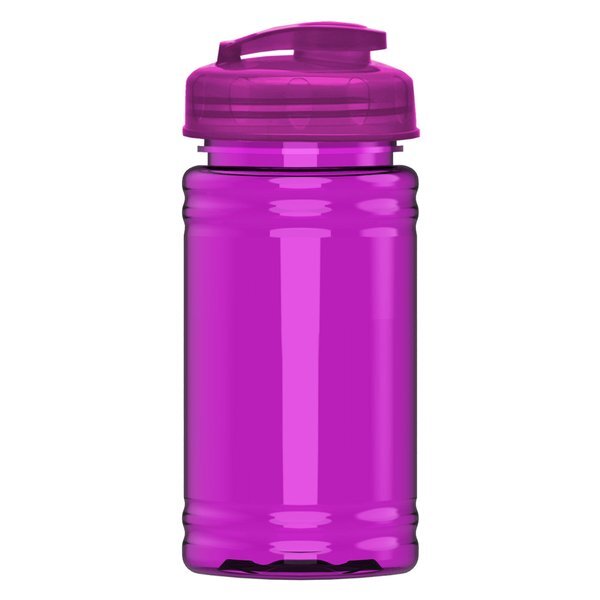 UpCycle Mini rPET Sports Bottle w/ USA Flip Lid, 16oz.