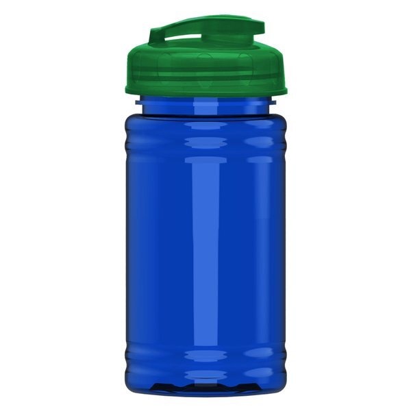 UpCycle Mini rPET Sports Bottle w/ USA Flip Lid, 16oz.
