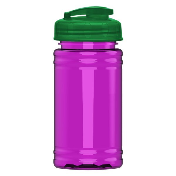 UpCycle Mini rPET Sports Bottle w/ USA Flip Lid, 16oz.