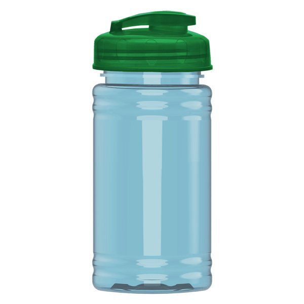 UpCycle Mini rPET Sports Bottle w/ USA Flip Lid, 16oz.