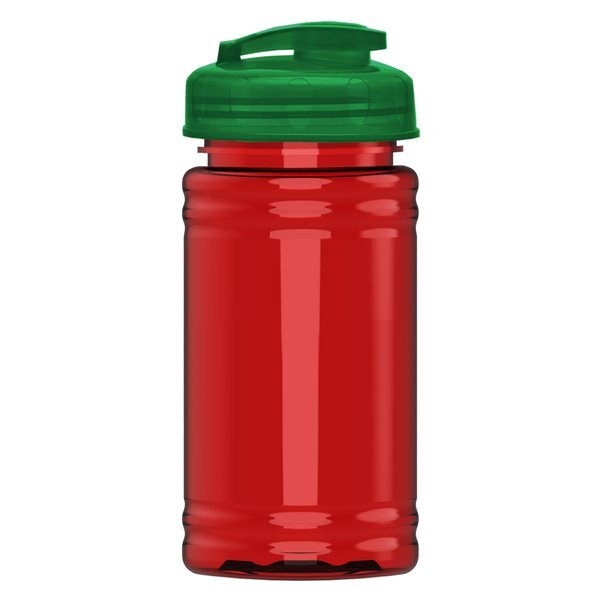 UpCycle Mini rPET Sports Bottle w/ USA Flip Lid, 16oz.