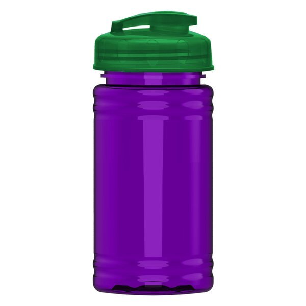 UpCycle Mini rPET Sports Bottle w/ USA Flip Lid, 16oz.