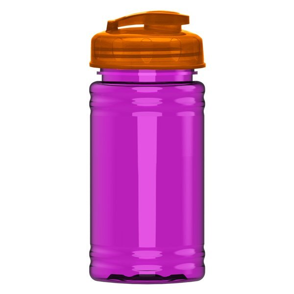 UpCycle Mini rPET Sports Bottle w/ USA Flip Lid, 16oz.