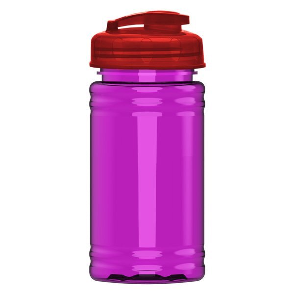 UpCycle Mini rPET Sports Bottle w/ USA Flip Lid, 16oz.