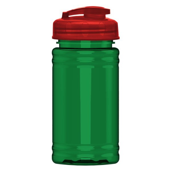 UpCycle Mini rPET Sports Bottle w/ USA Flip Lid, 16oz.