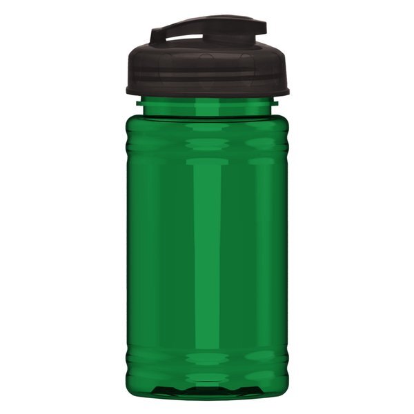 UpCycle Mini rPET Sports Bottle w/ USA Flip Lid, 16oz.
