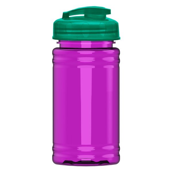 UpCycle Mini rPET Sports Bottle w/ USA Flip Lid, 16oz.