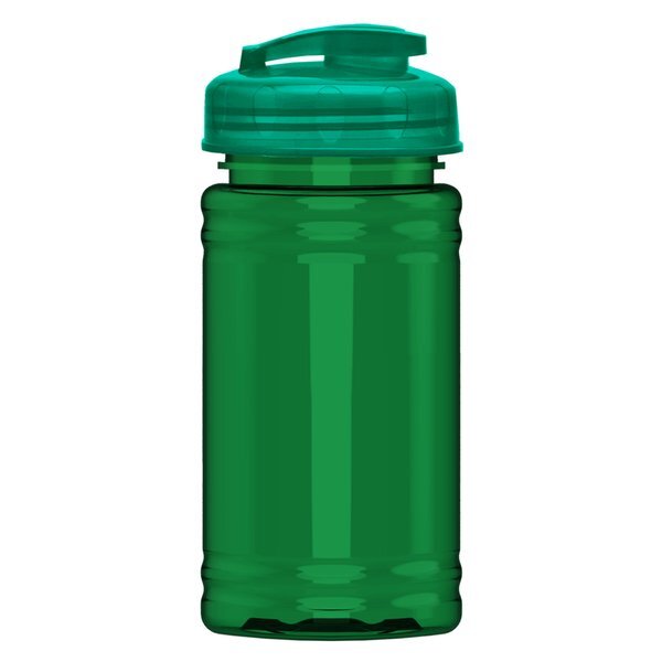 UpCycle Mini rPET Sports Bottle w/ USA Flip Lid, 16oz.