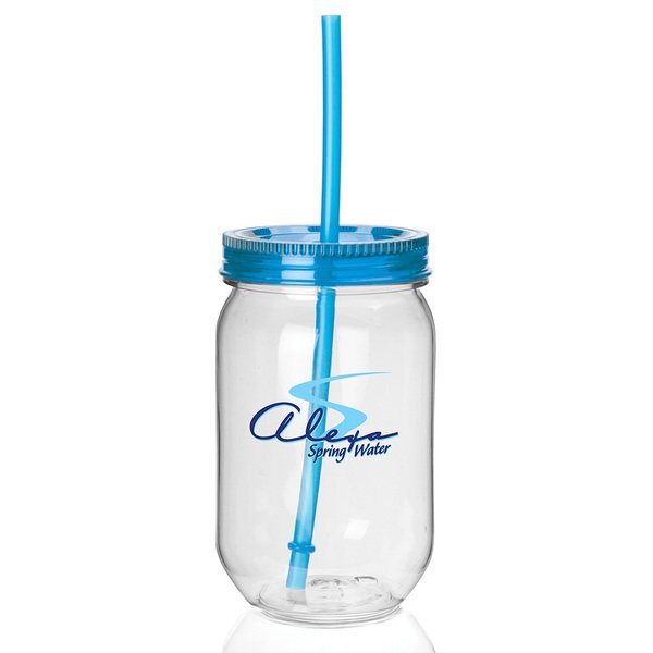 Fiesta Mason Jar Tumbler, 22oz.