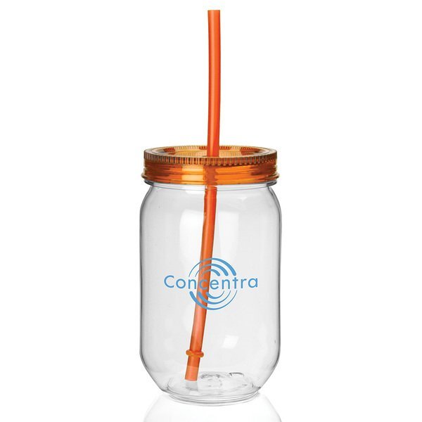 Fiesta Mason Jar Tumbler, 22oz.