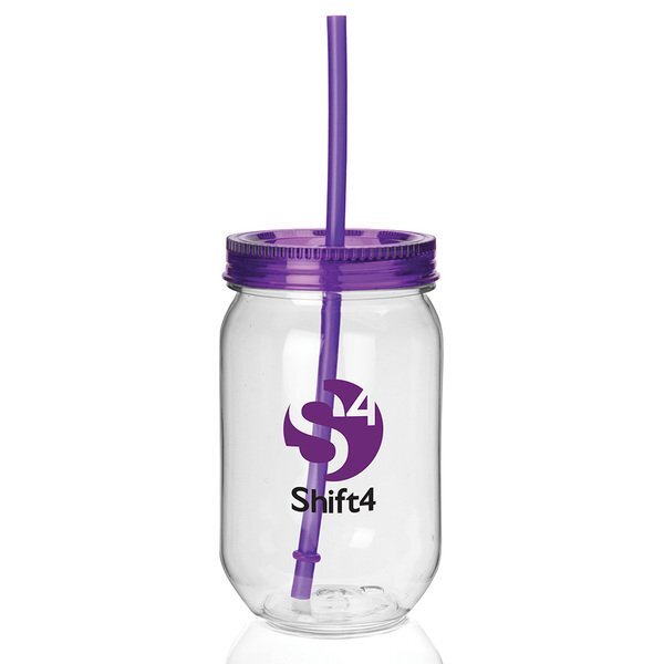 Fiesta Mason Jar Tumbler, 22oz.