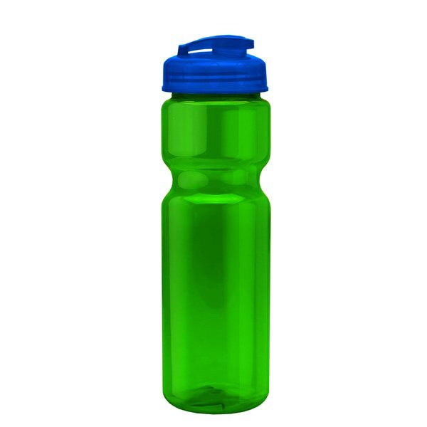 Champion Translucent Bottle w/ Flip Lid, 28oz.