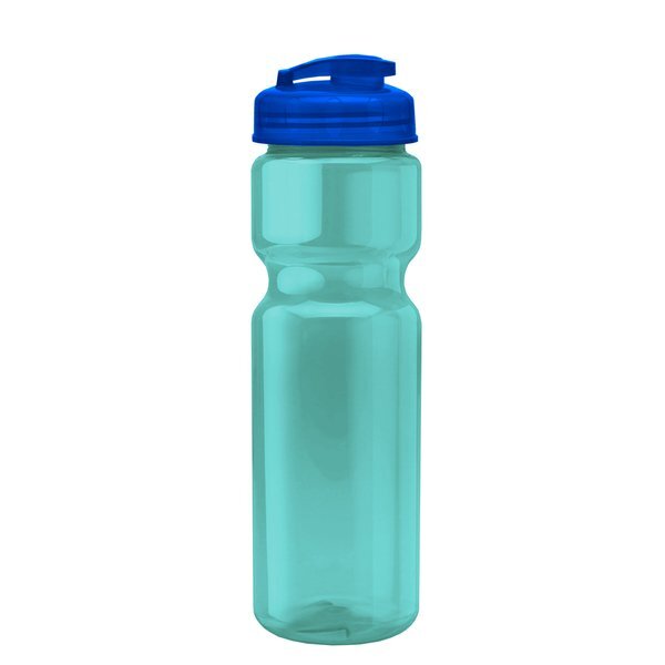 Champion Translucent Bottle w/ Flip Lid, 28oz.