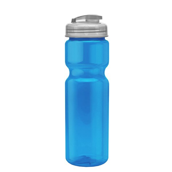 Champion Translucent Bottle w/ Flip Lid, 28oz.