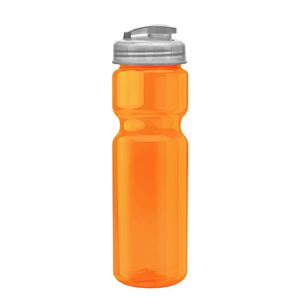 Champion Translucent Bottle w/ Flip Lid, 28oz.