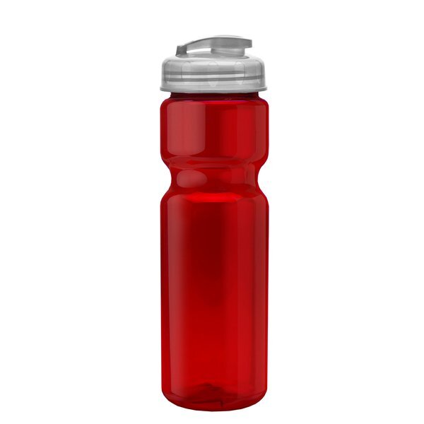 Champion Translucent Bottle w/ Flip Lid, 28oz.