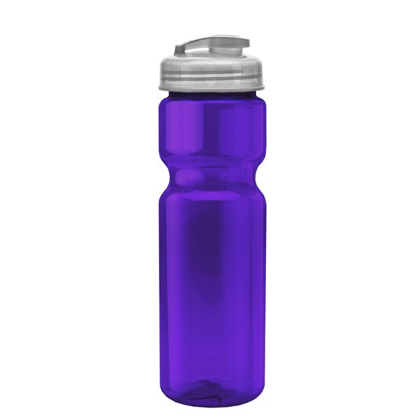 Champion Translucent Bottle w/ Flip Lid, 28oz.