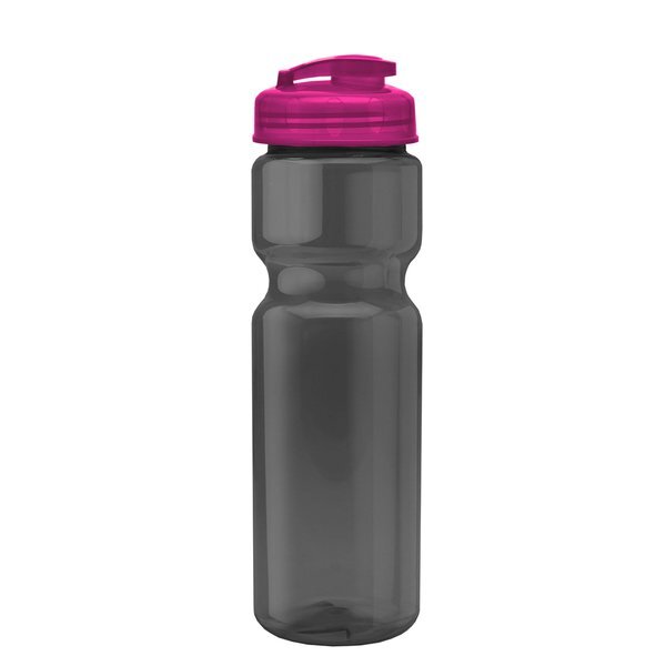 Champion Translucent Bottle w/ Flip Lid, 28oz.