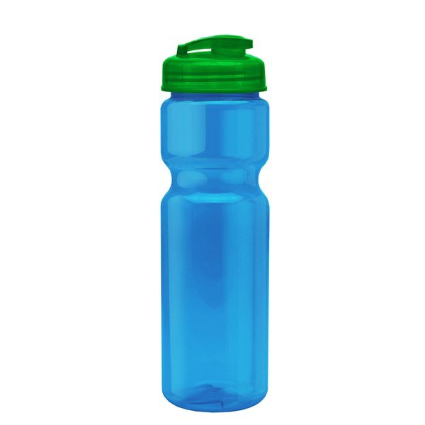 Champion Translucent Bottle w/ Flip Lid, 28oz.