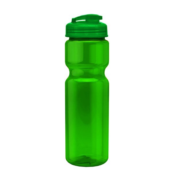 Champion Translucent Bottle w/ Flip Lid, 28oz.