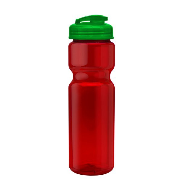 Champion Translucent Bottle w/ Flip Lid, 28oz.