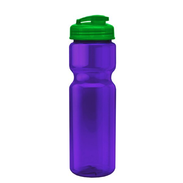 Champion Translucent Bottle w/ Flip Lid, 28oz.