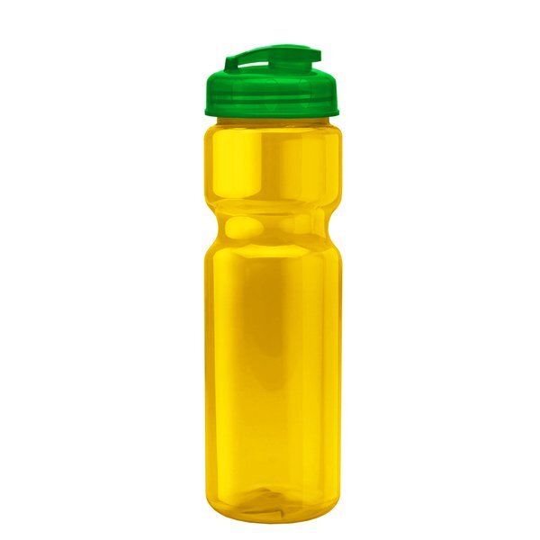 Champion Translucent Bottle w/ Flip Lid, 28oz.