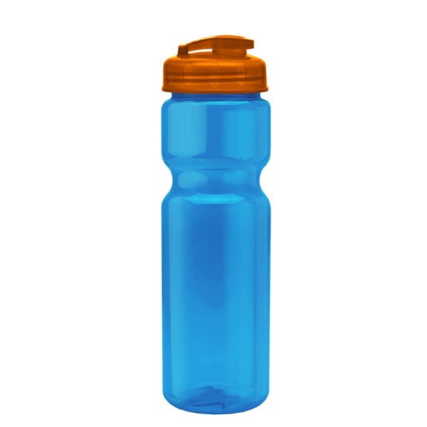 Champion Translucent Bottle w/ Flip Lid, 28oz.