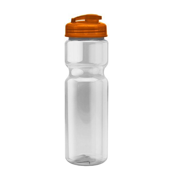 Champion Translucent Bottle w/ Flip Lid, 28oz.