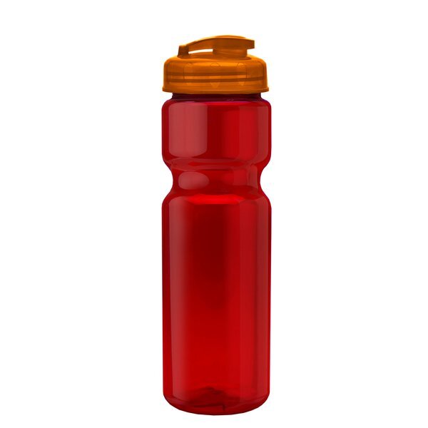Champion Translucent Bottle w/ Flip Lid, 28oz.