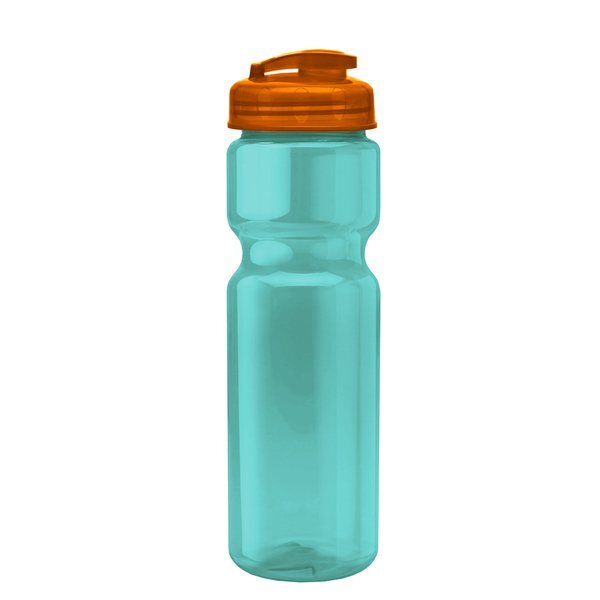 Champion Translucent Bottle w/ Flip Lid, 28oz.