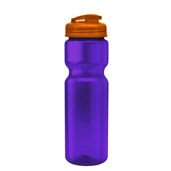 Champion Translucent Bottle w/ Flip Lid, 28oz.