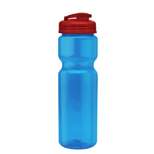 Champion Translucent Bottle w/ Flip Lid, 28oz.