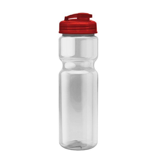 Champion Translucent Bottle w/ Flip Lid, 28oz.