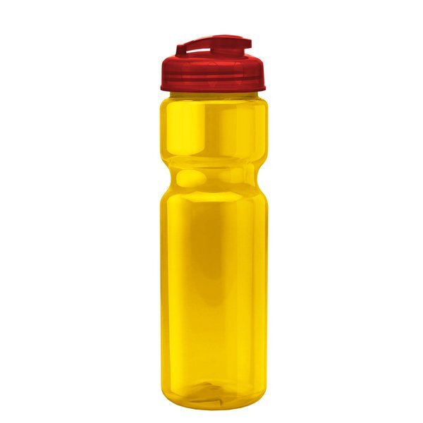 Champion Translucent Bottle w/ Flip Lid, 28oz.