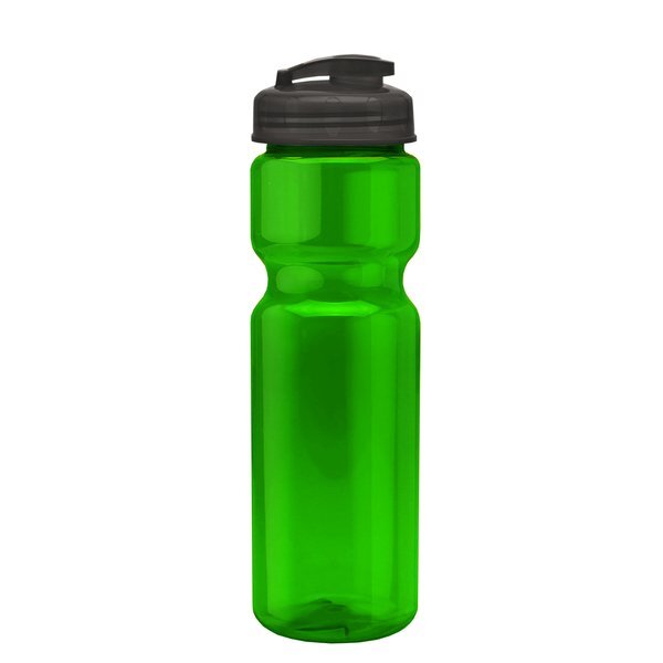 Champion Translucent Bottle w/ Flip Lid, 28oz.