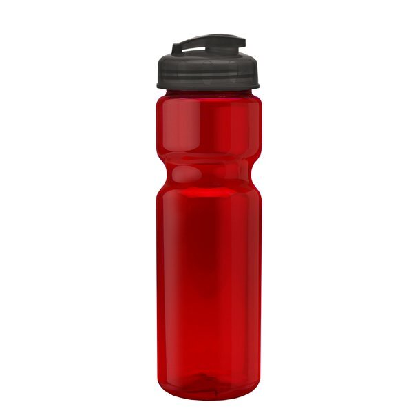 Champion Translucent Bottle w/ Flip Lid, 28oz.