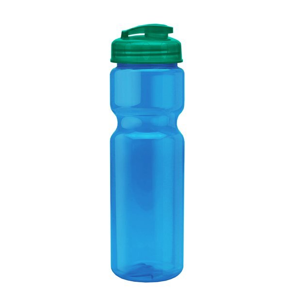 Champion Translucent Bottle w/ Flip Lid, 28oz.