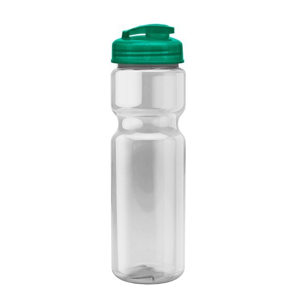 Champion Translucent Bottle w/ Flip Lid, 28oz.