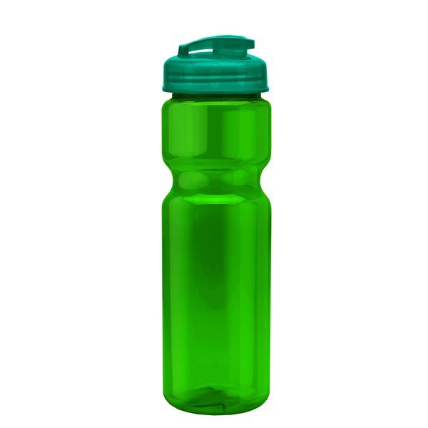 Champion Translucent Bottle w/ Flip Lid, 28oz.