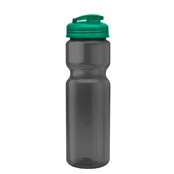 Champion Translucent Bottle w/ Flip Lid, 28oz.